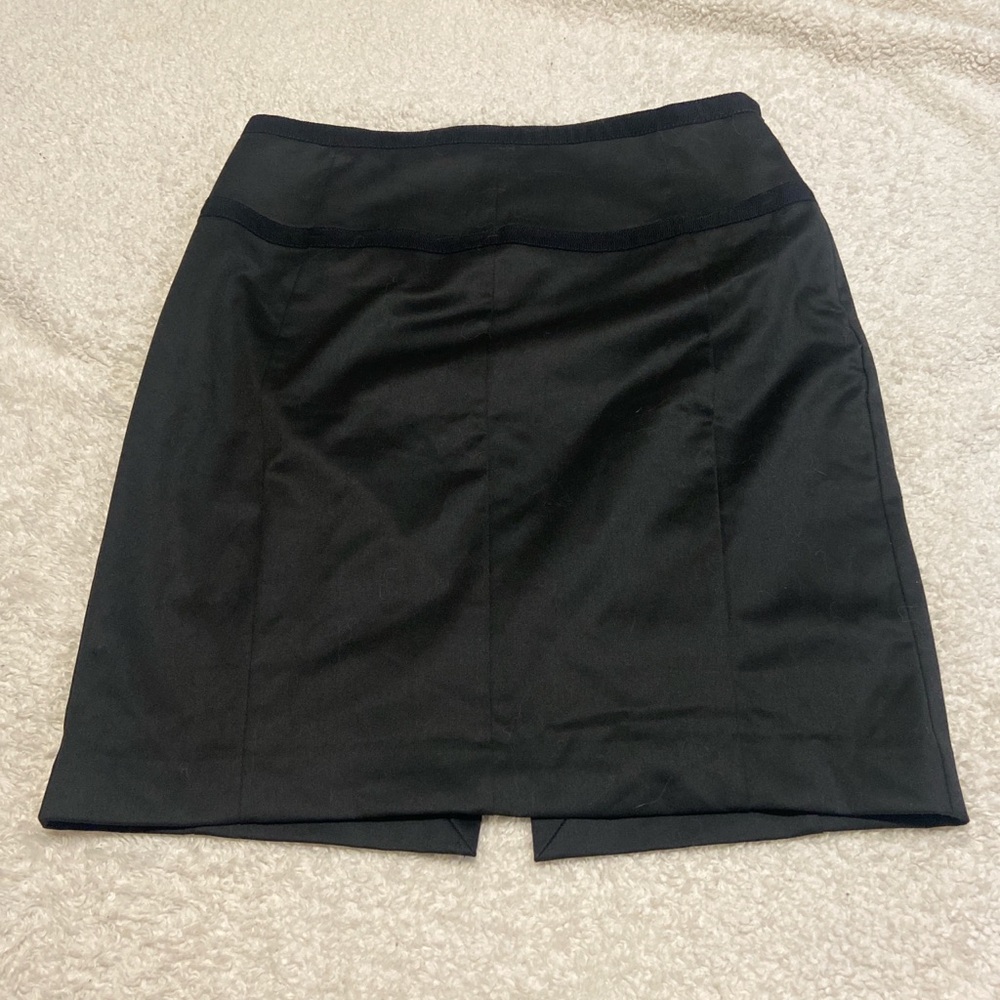 Express womens black cheetah print midi pencil skirt size 10